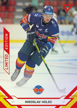 Miroslav Holec Ceske Budejovice Tipsport ELH 2021/22 SportZoo 2. serie Red /49 #368